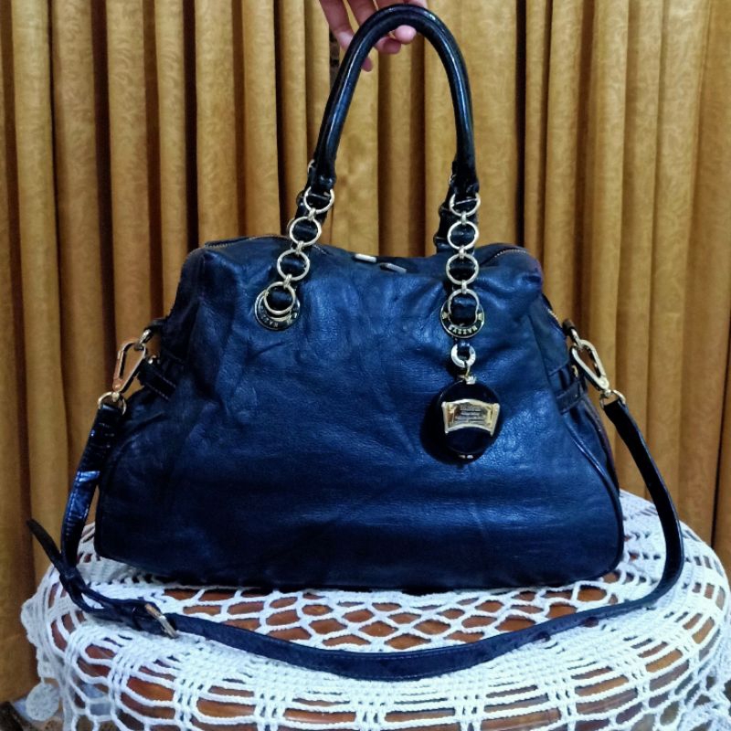 Hazzys 2Way Bag Kulit Asli