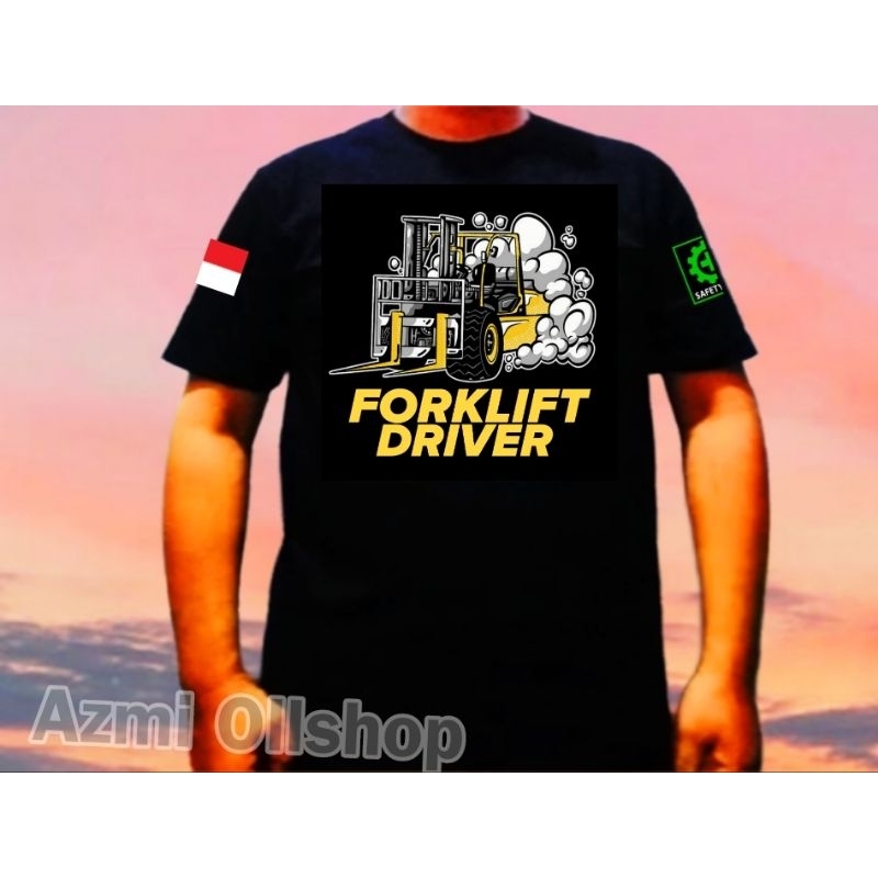 Kaos forklift driver/kaos alat tekhnik/kaos forklift