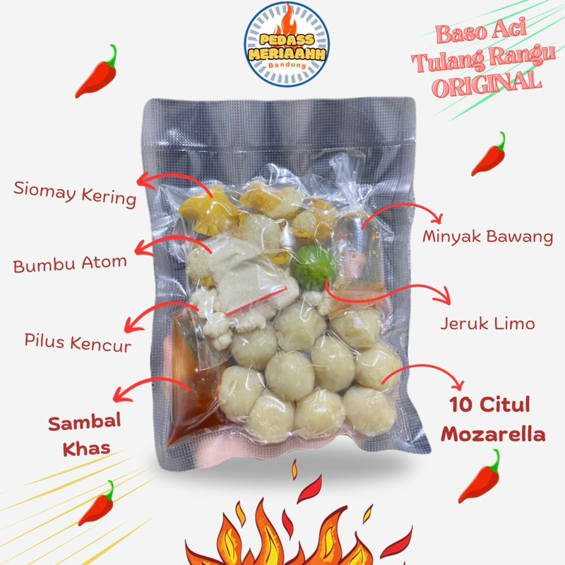 

CITUL ORIGINAL || Baso aci tulang rangu full topping