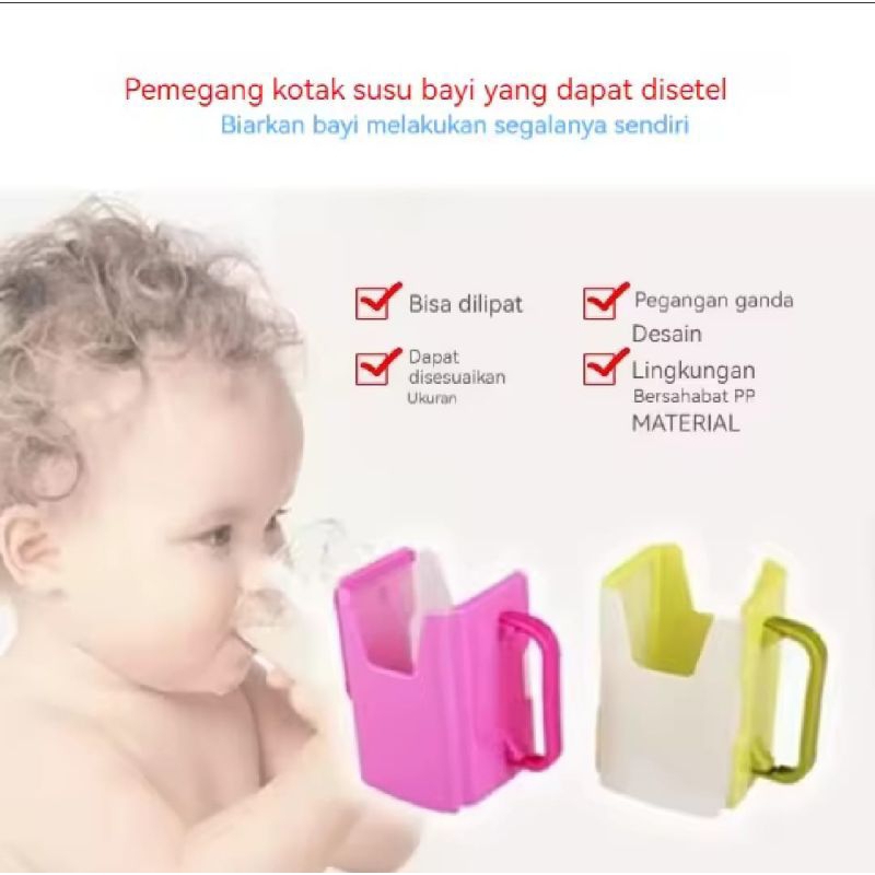 Tempat Kotak Minum Susu Bayi Mug bayi Minuman Anti Tumpah