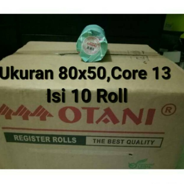 

6NKT779 Kertas Struk Thermal Uk8x513 Isi 1Roll Merk Otani