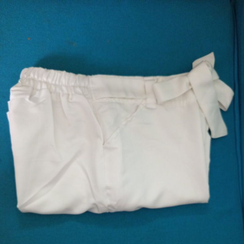 New celana panjang kulot putih/celana wanita