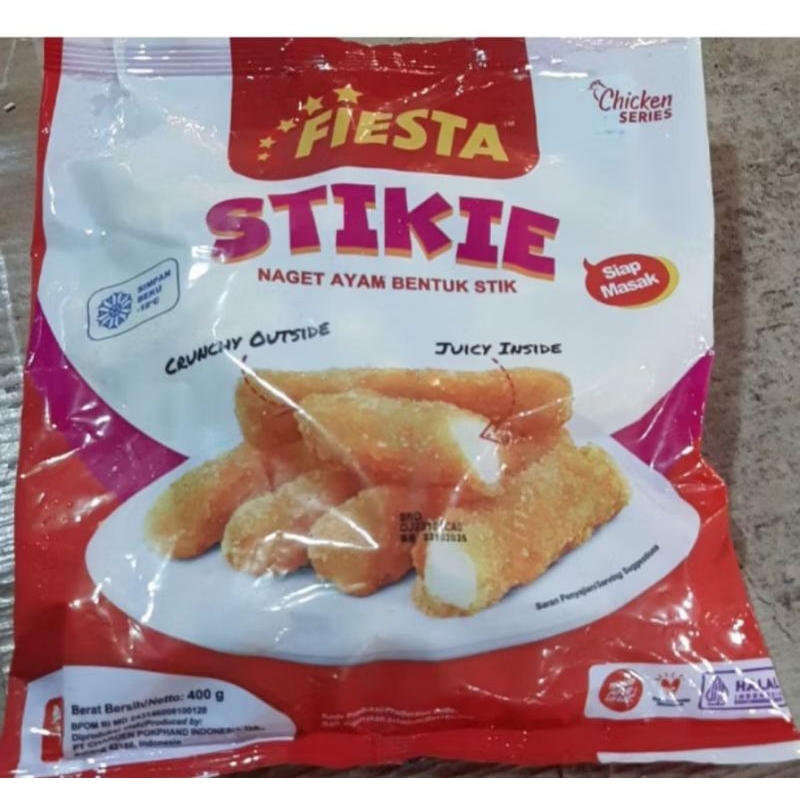 

FIESTA Stikie 400gr/Nugget Ayam berbentuk Stik