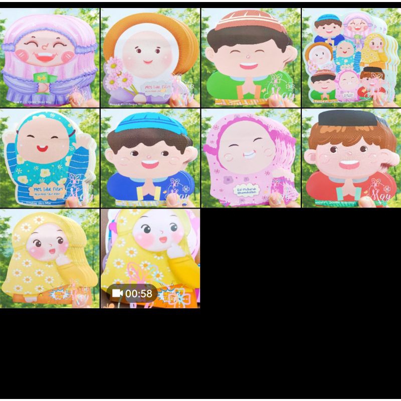 

BALL GROSIR ISI 50 PACK (400 pcs) AMPLOP 3D CUTE UNIK LUCU 2025