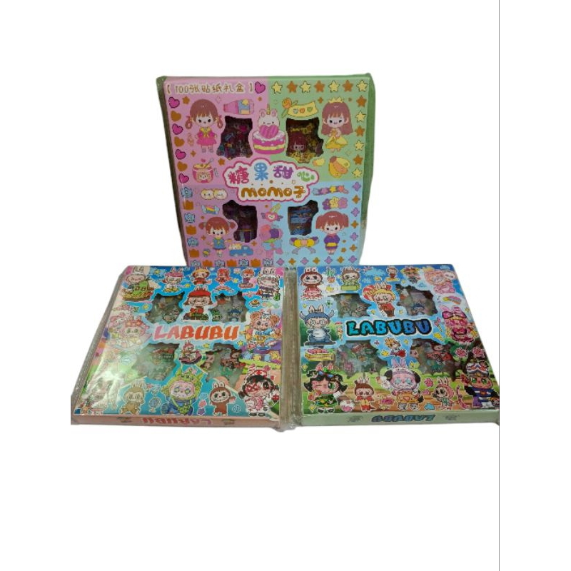 stiker lucu/stiker momo stiker korea box