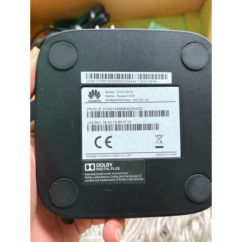 stb huawei EC6108V9 full set + box, sudah root atau sudah unlock