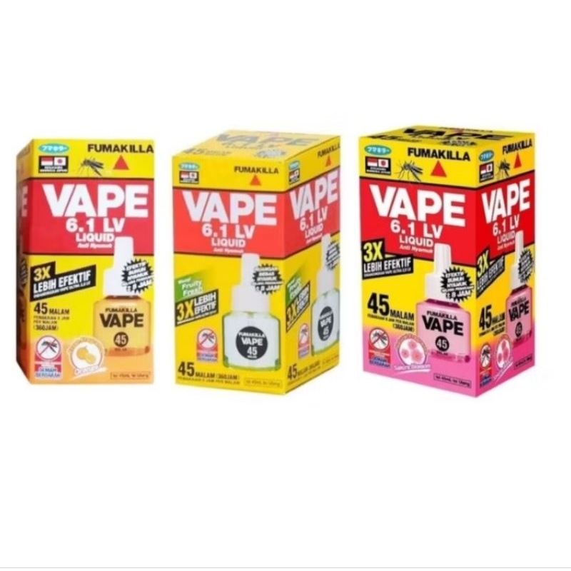 FUMAKILA VAPE LIQUID REFILL 45 MALAM