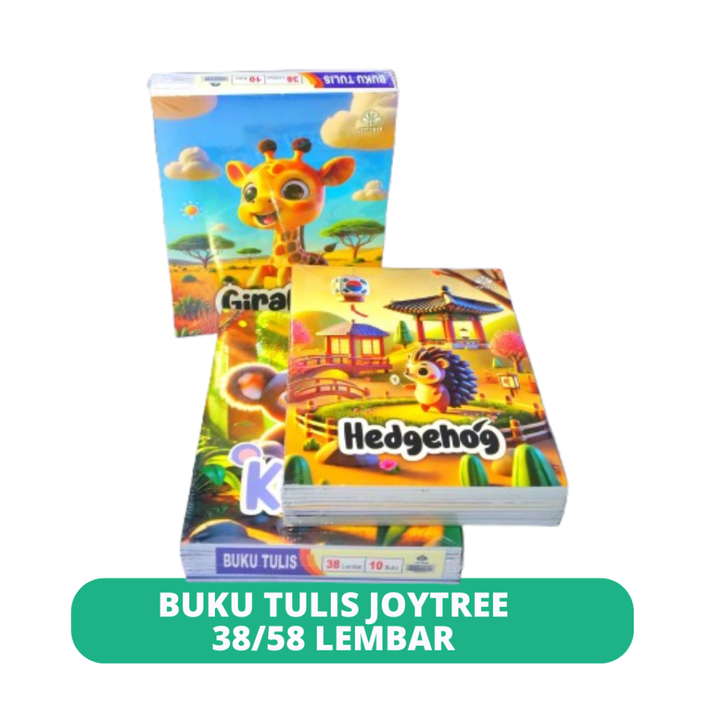 

(PAK) BUKU TULIS JOYTREE 38 LEMBAR / 58 LEMBAR (motif sampul random)