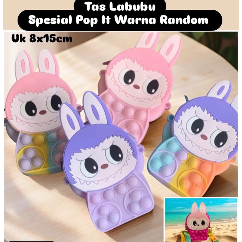 (PER PC) TAS POP IT KARAKTER LUCU / Tas Selempang Pop it