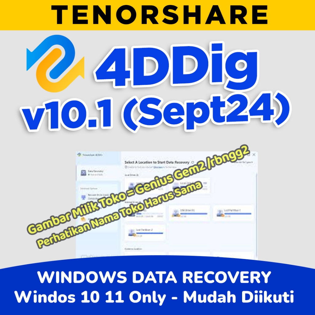 Tenorshare 4DDiG Data Recovery