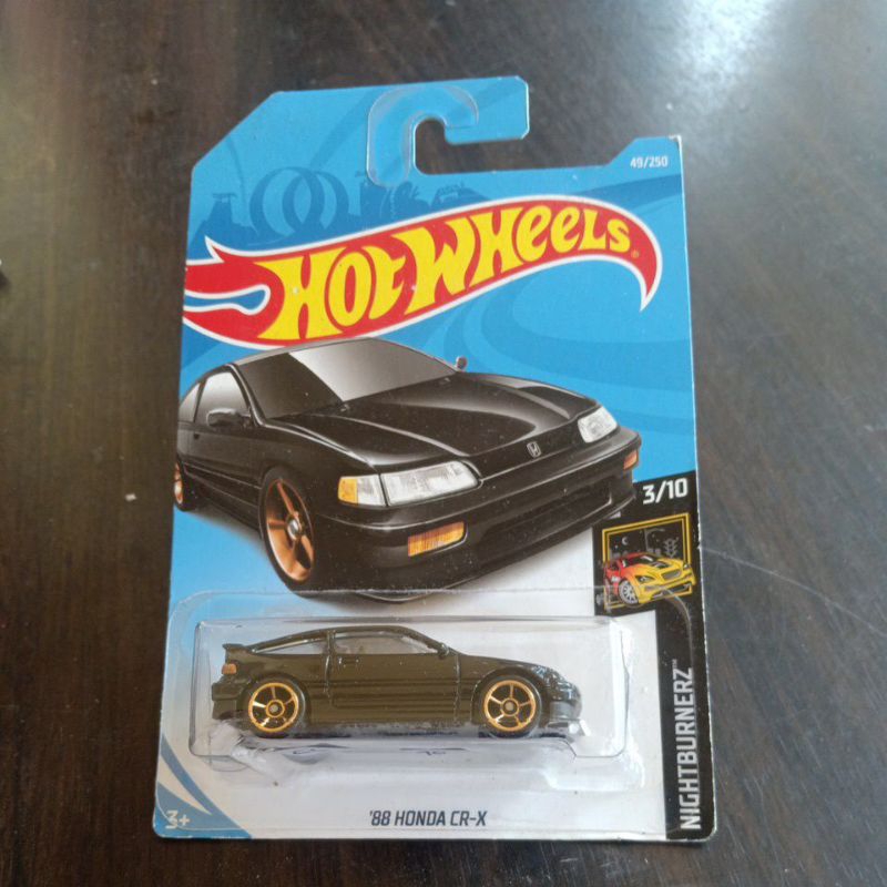 hot wheels 88 Honda crx hitam