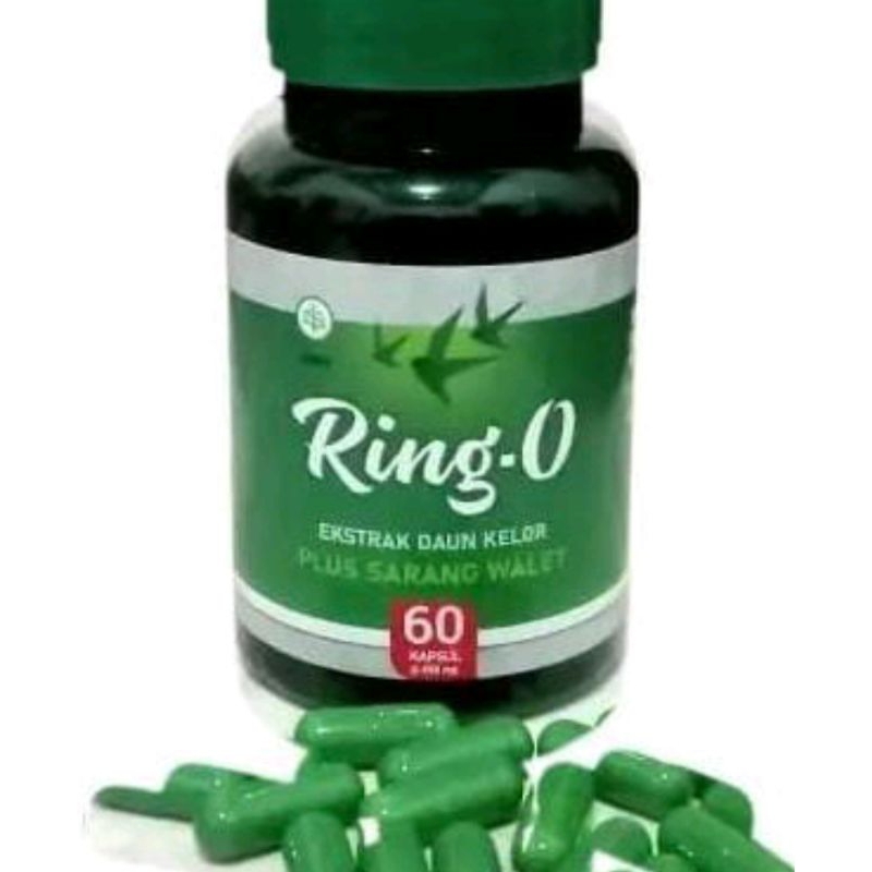 Kapsul Herbal Ring-O Sarang Walet Asli Terdaftar Di BPOM RI Dan Halal .
