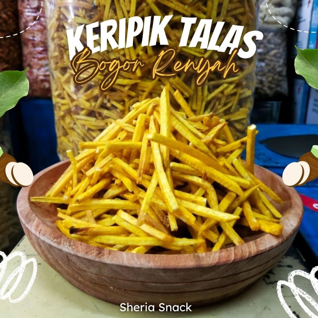 

Keripik Talas Bogor Asli - Renyah Gurih 250gr / 500gr, Oleh-Oleh Khas