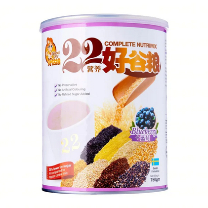 

Good Lady 22 Complete Nutrimix Powder Blueberry 750gr