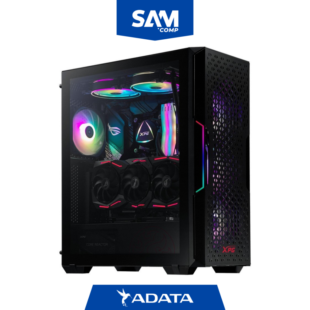 ADATA XPG Starkerair Black | Casing Gaming Starker Air ATX