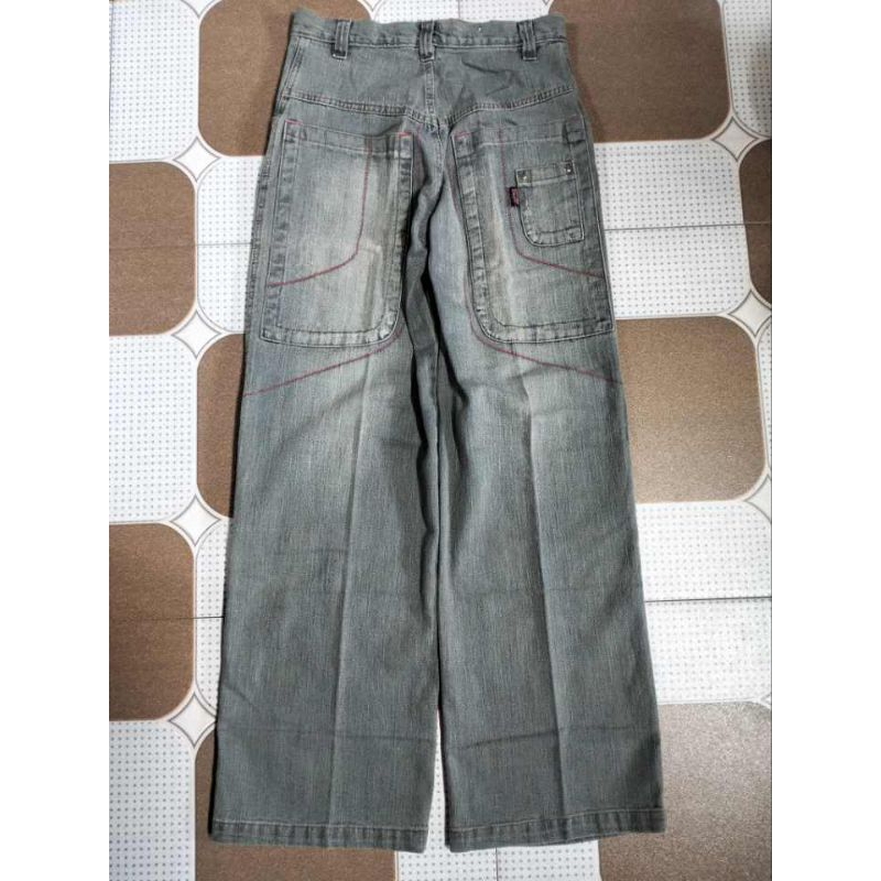 celana gombrong y2k big pocket