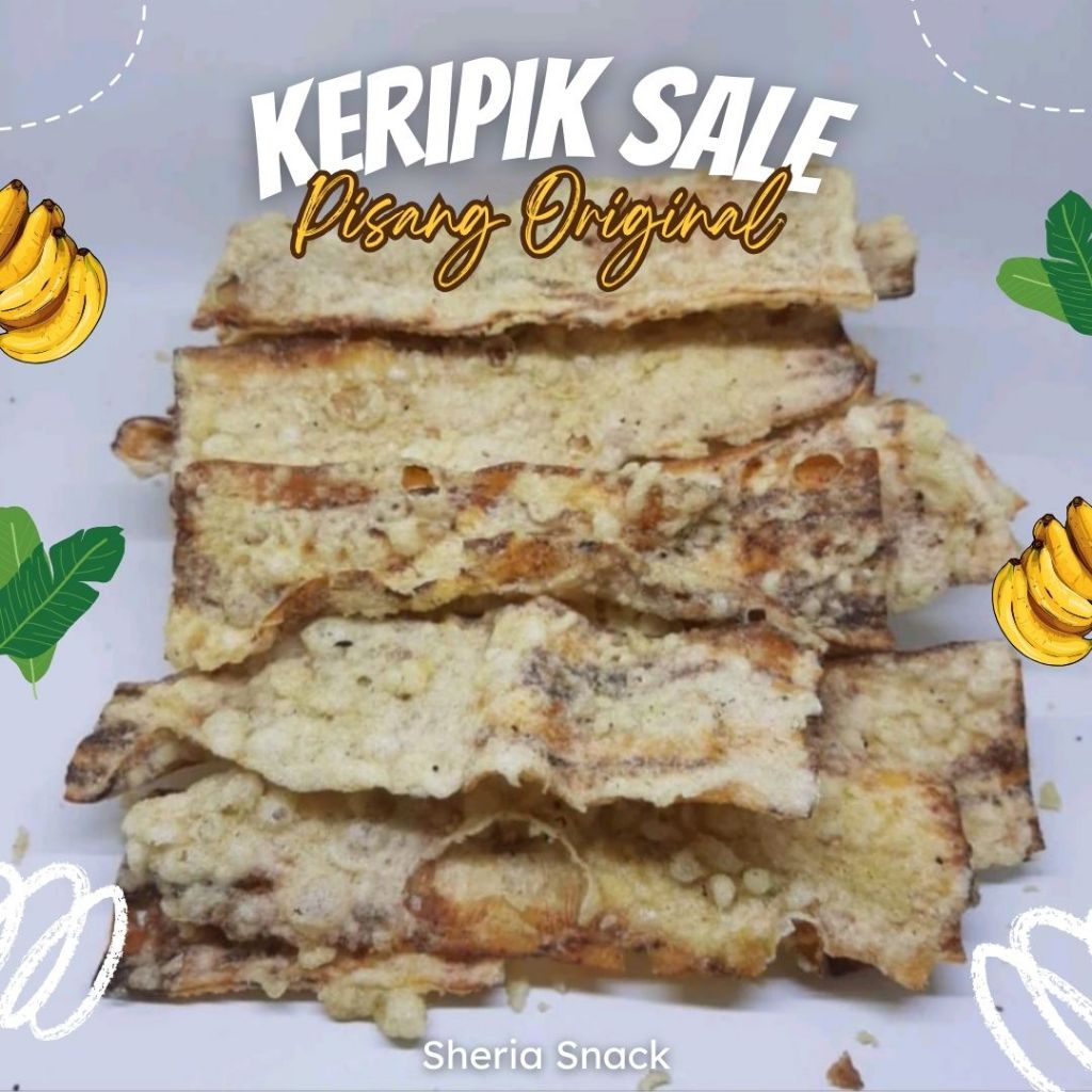 

Keripik Sale Pisang Original Manis Renyah - 250gr