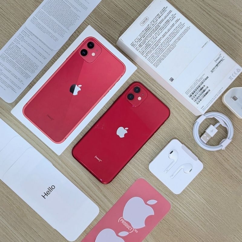 Apple iPhone 11 128gb Red Produk | IMEI RESMI BEA CUKAI | SINYAL AMAN PERMANEN SETARA IBOX DIGIMAP G