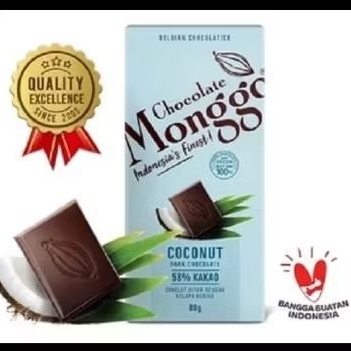 

Monggo Dark Chocolate With Coconut