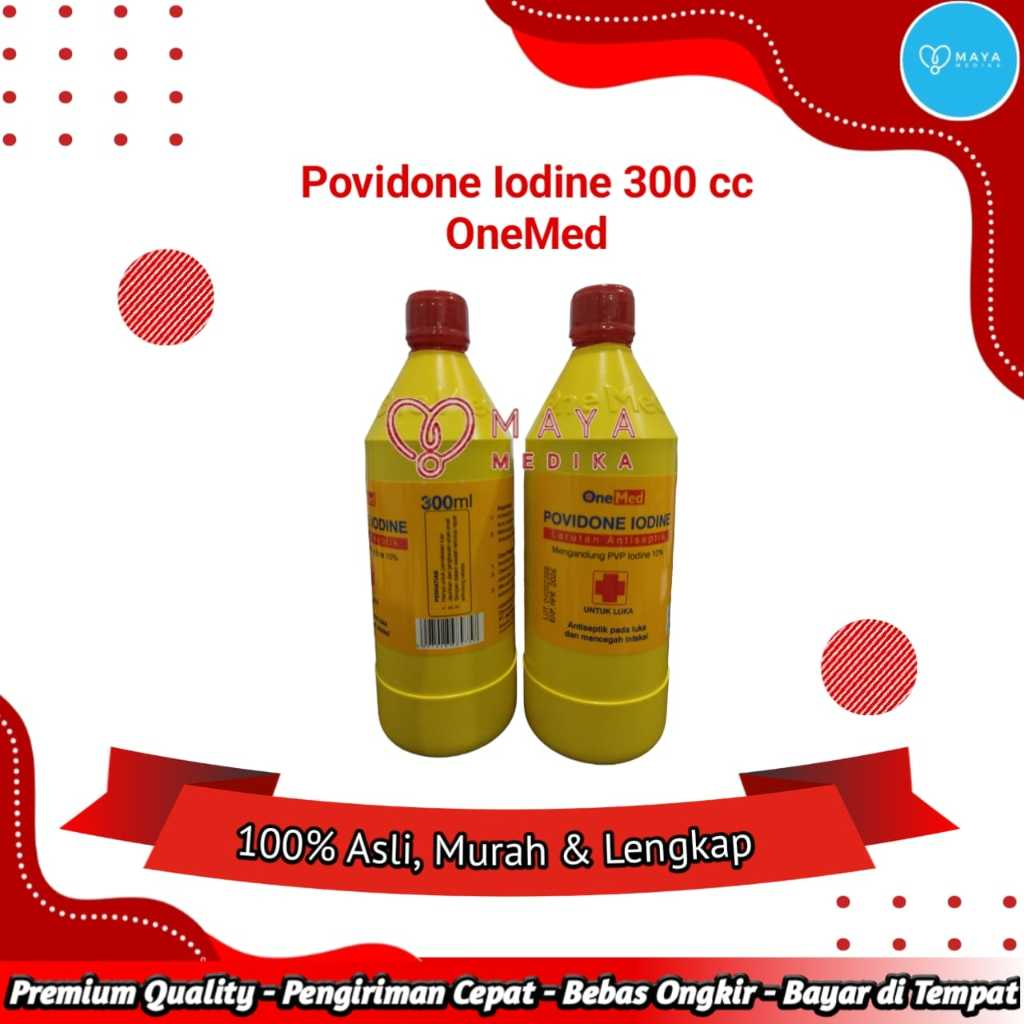 Povidone Iodine Onemed 300 cc