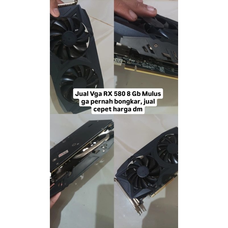 Jual Vga RX 580 8 Gb Mulus