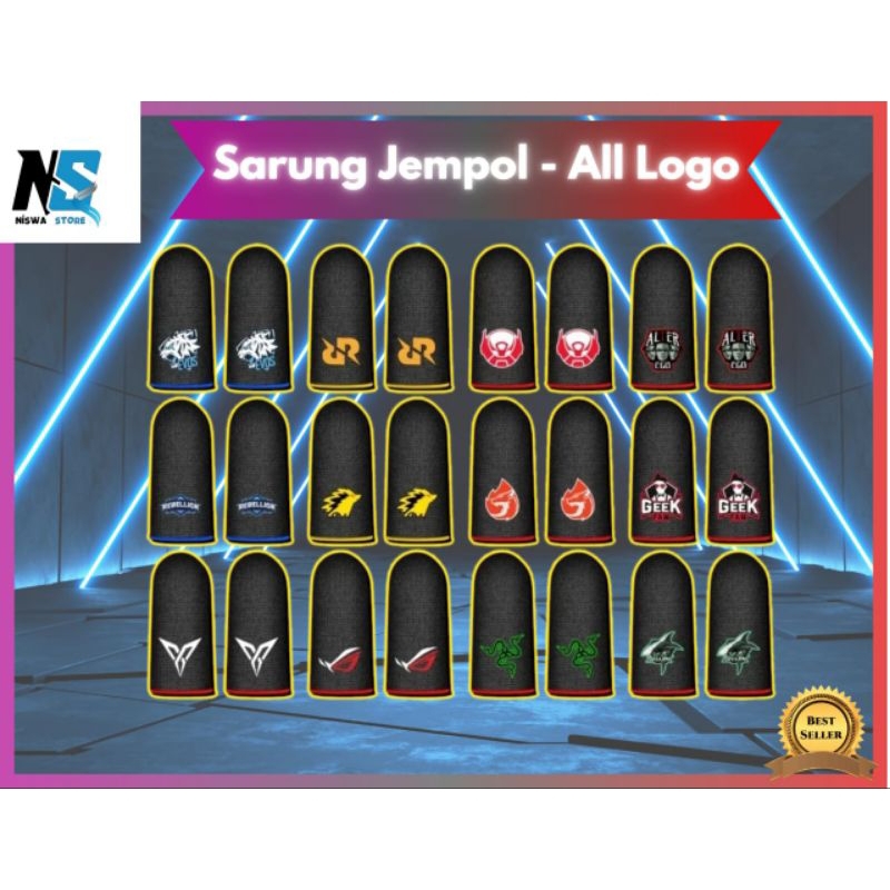 (Grosir 50 pasang) Sarung jempol gaming, sarung jempol game, sarung jempolpremium