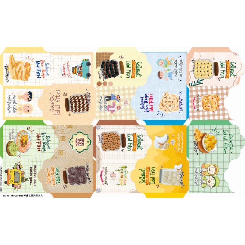 

Amplop lebaran 100 lembar 1 motif uk 7*12 free 10 plastik
