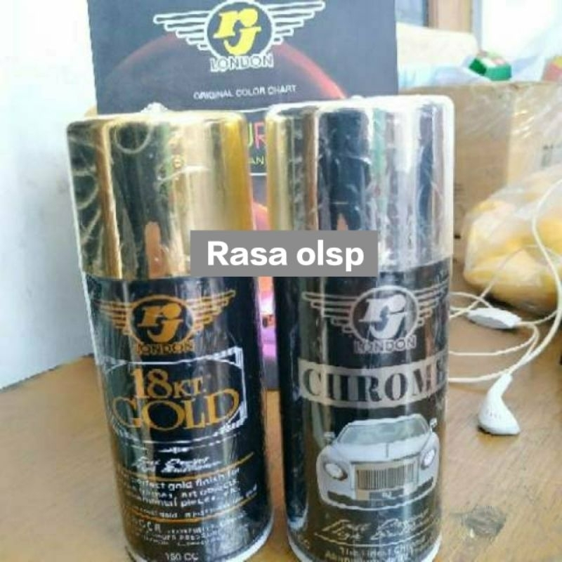 Cat RJ london crome / gold 18kt 150 CC paling laris, bukan pilox samurai diton sapuro cat gold cat c