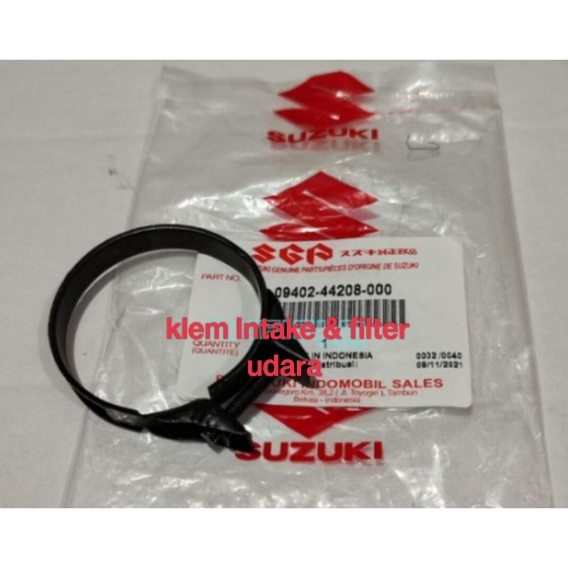 clamp clam klem penjepit intake manifold manipul karet filter udara 09402-44208 Suzuki Satria Fu kar