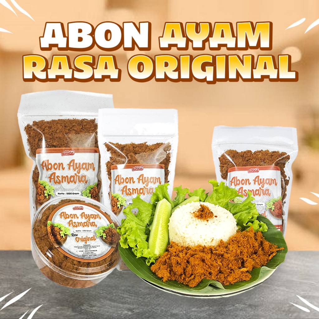 

Abon Ayam Rasa Original Super Enak & Murah, 100% Ayam Segar Pilihan - Abon Ayam Asmara