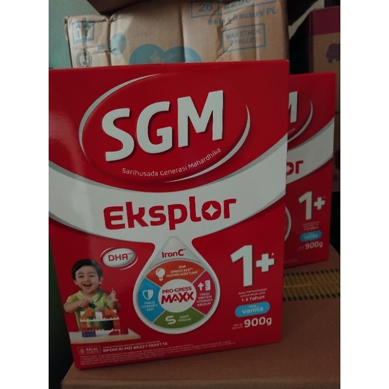 

SGM Eksplor 1+ Dengan Iron C susu pertumbuhan rasa VANILA 900GR