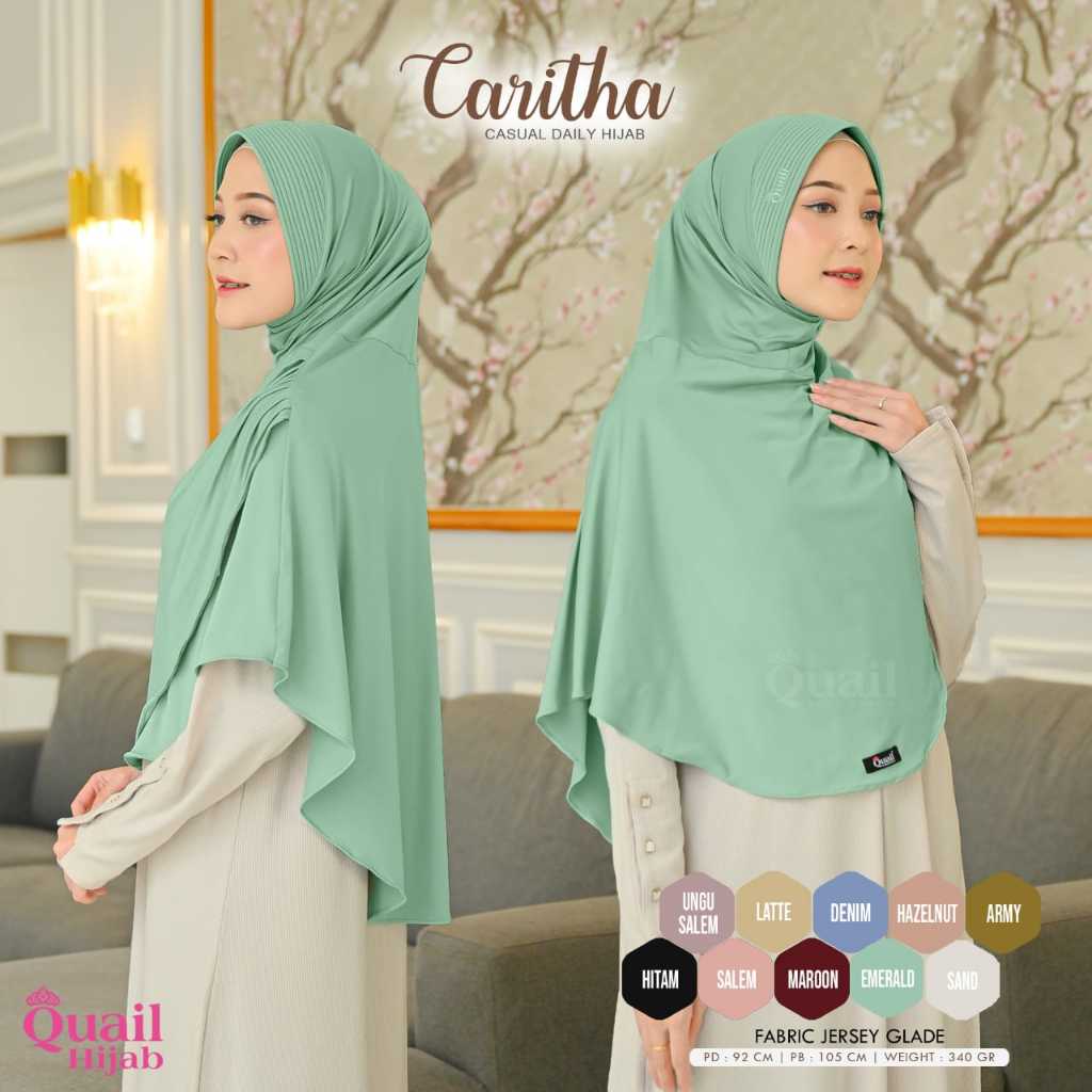 Caritha Daily Hijab Casual Original Quail Hijab Daily Quail Hijab Instan Quail Caritha Quail Hijab I