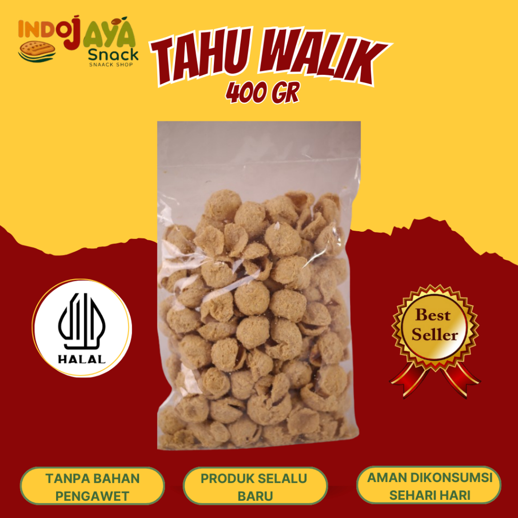 

Kripik Tahu WalikTahu Bulat Kering Crispy 400 gr