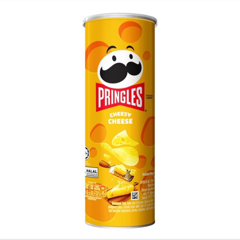 

Pringles Keripik Kentang Keju Cheesy Kaleng 102 g