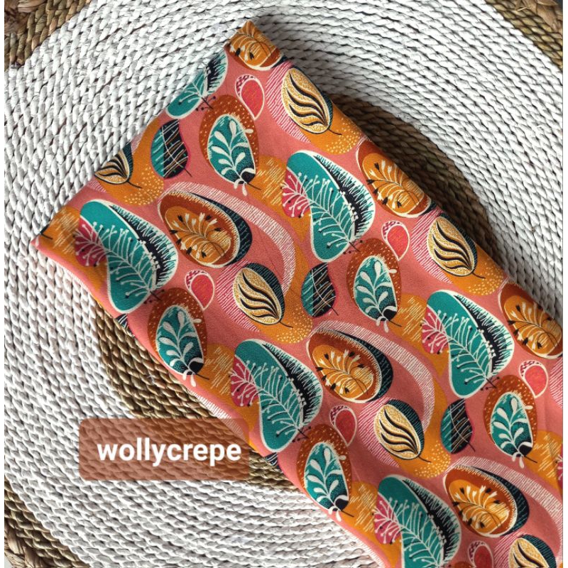 kain wollycrepe motif terbaru