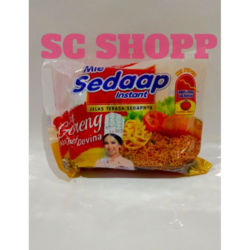 

mie instan sedap goreng ala chef davina