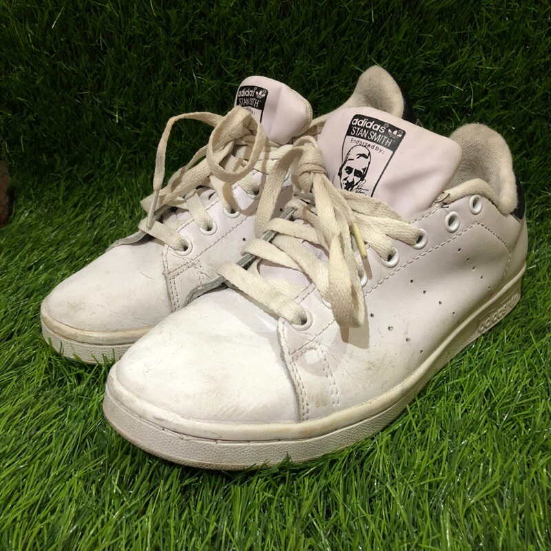 Adidas Stan Smith Sepatu Sneakers Putih Preloved/Second