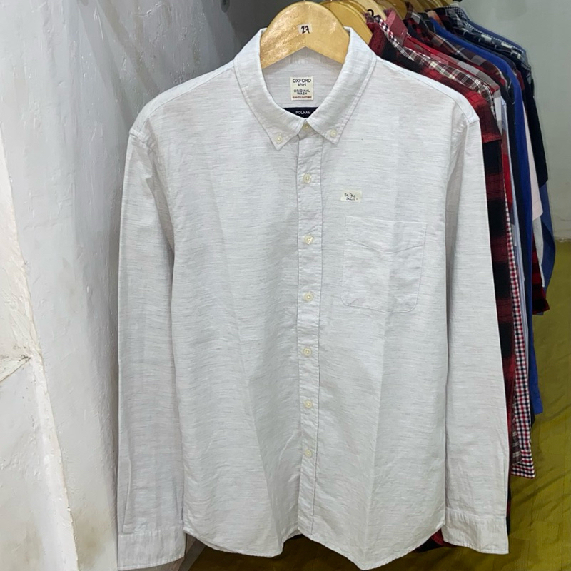 KEMEJA POLHAM OXFORD SECOND LIKE NEW