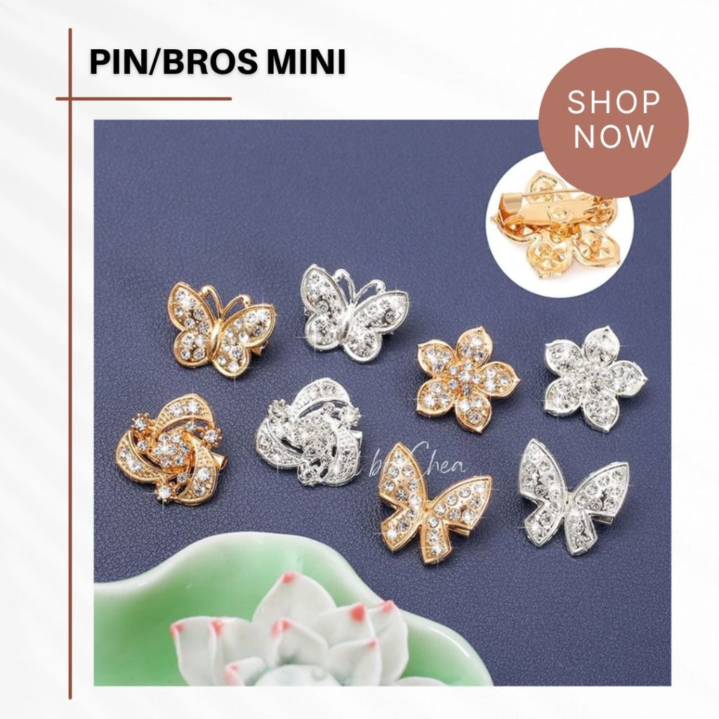 Pin bunga/pin/syal/kancing murah/bros kecil terbaru/bros terbaru/bros mini/bros kecil/pin kecil