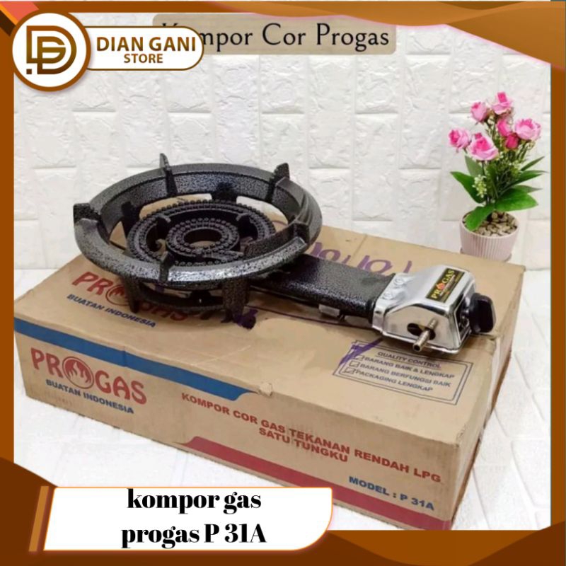 Kompor Mata Seribu Progas P31A / Kompor gas satu tungku - Kompor gas low pressure (tekananan rendah)
