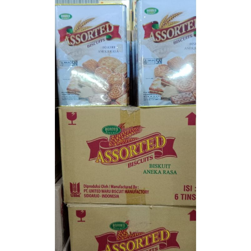 

borneo assorted biscuits kaleng