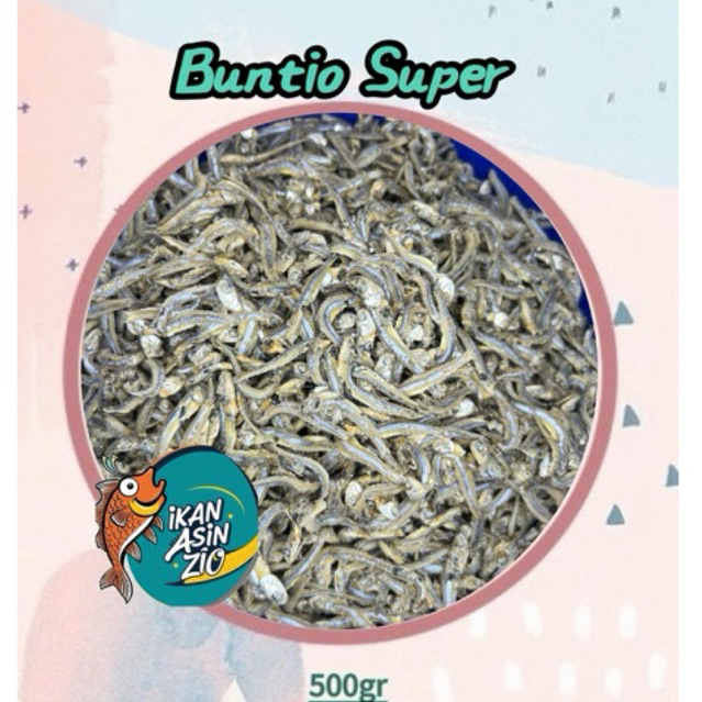 

Ikan asin teri kacang / buntiau super