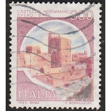 

A 11132 SATU BUAH PRANGKO ITALIA NOMINAL 300 LIRE TEMA BANGUNAN DENGAN KONDISI SUDAH ADA CAP