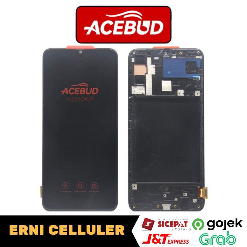 LCD SAMSUNG A70 A705 + TOUCHSCREEN + FRAME OLED FINGERPRINT ACEBUD