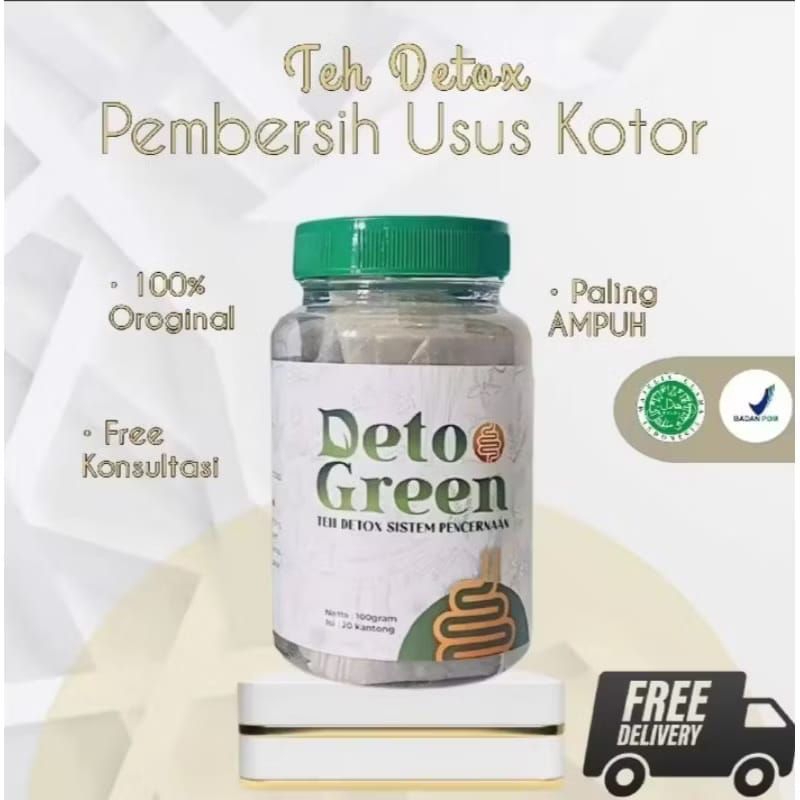 

PROMO DETOGREEN ISI 20 KANTONG DIET ALAMI PELANCAR BAB PELANGSING BADAN TEH ALAMI BPOM