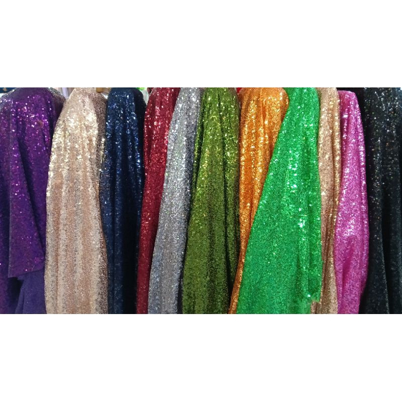 ✅kain sequin/kain sequin seribu payet / kain backdrop background foto video MUA Dekorasi/kain sequin