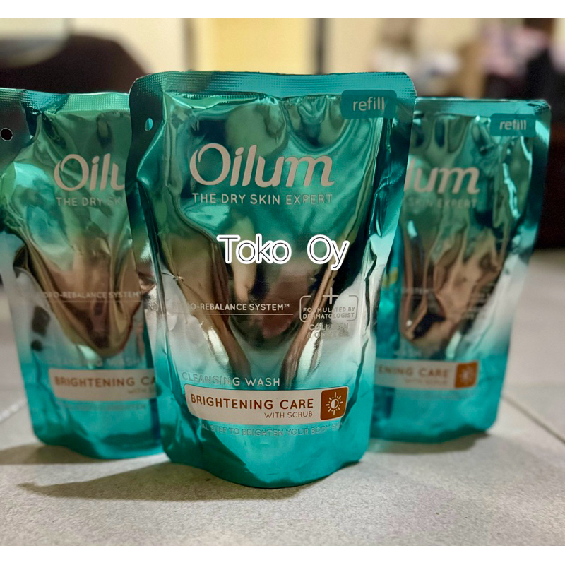 Oilum Brightening Body Wash cair - sabun cair pouch 175ML