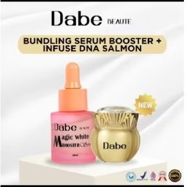 INFUSED DNA SALMON 8x MILK ESSENCE + SERUM BOOSTER PINK WHITENING dabe Beaute