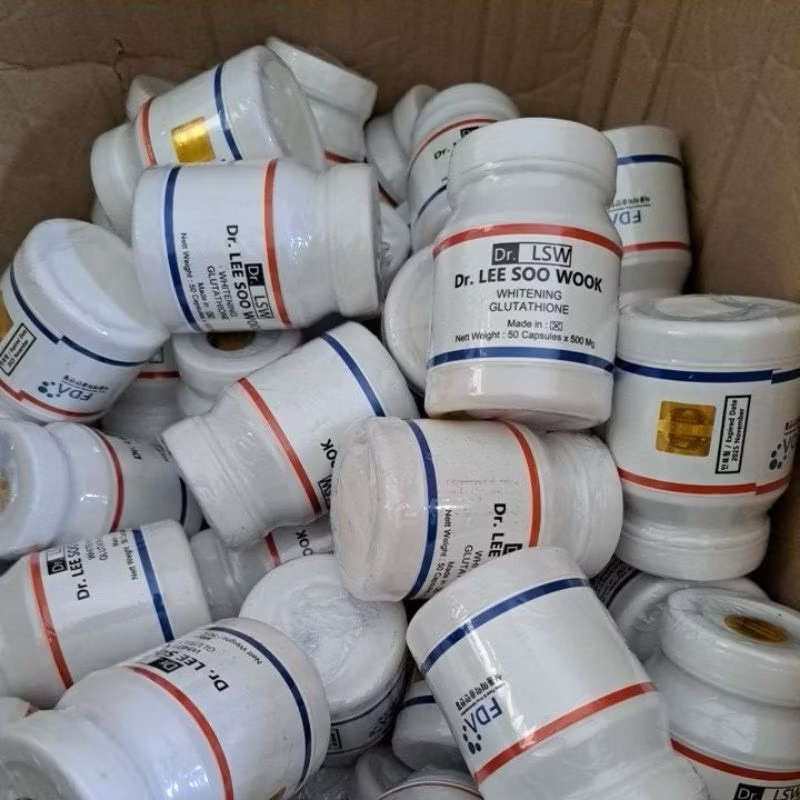 DrLSW PEMUTIH ORIGINAL DRLSW DR LSW Lee Soo Wook Kapsul Whitening Glutathione isi 50 kapsul, kapsul 