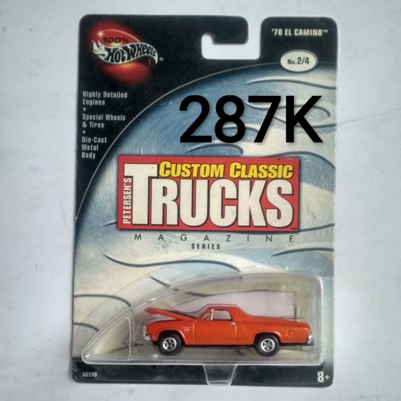 Hot Wheels 100% Preffered Adult Collectibles Custom Classic Trucks 70 El Camino